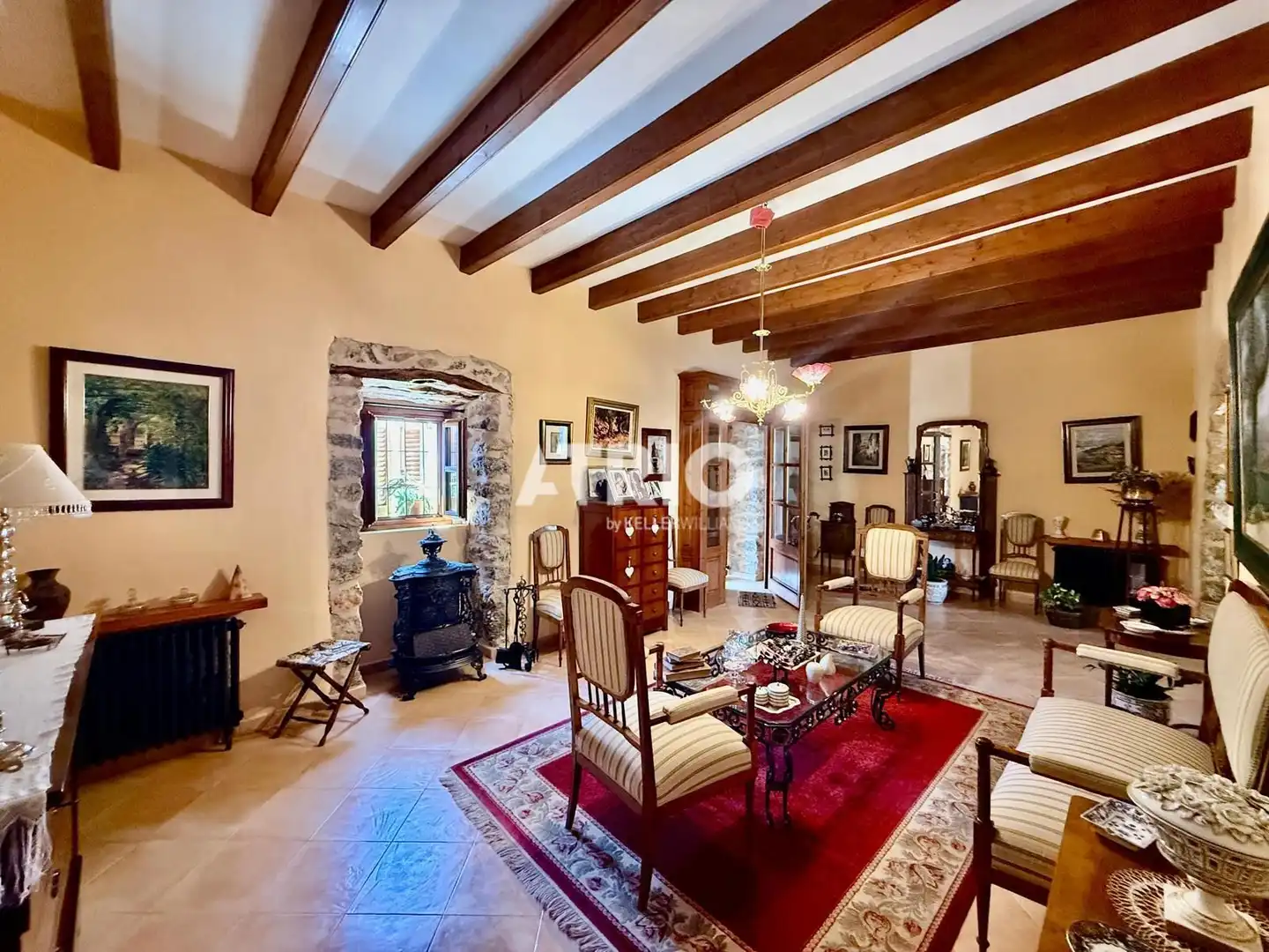 Sala de estar de Casa o chalet en venta en Calvià con Calefacción, Trastero y Piscina