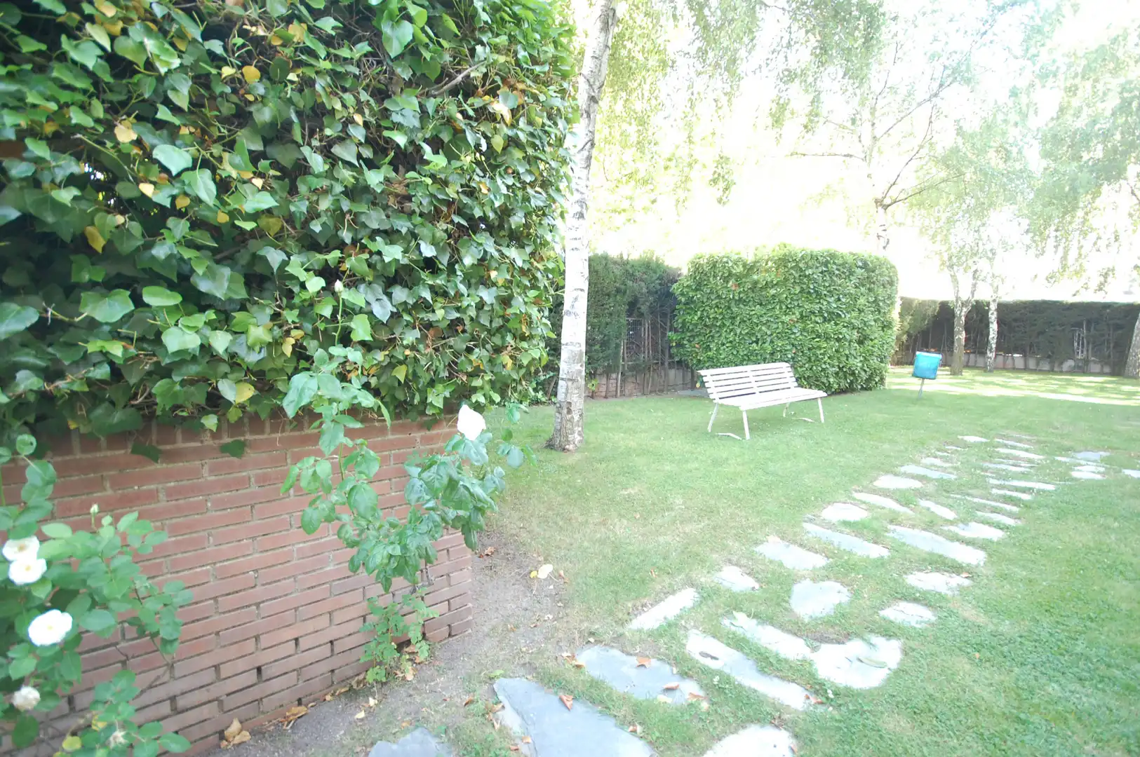 Jardí de Pis de lloguer en Madrid amb Aire condicionat, Calefacció i Moblat