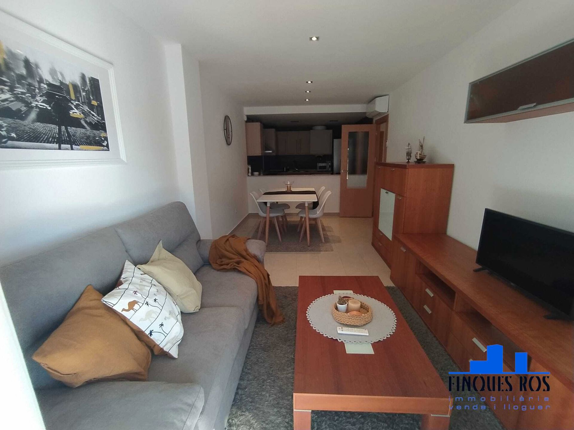 Sala d'estar de Apartament en venda en Vinaròs amb Aire condicionat, Terrassa i Traster