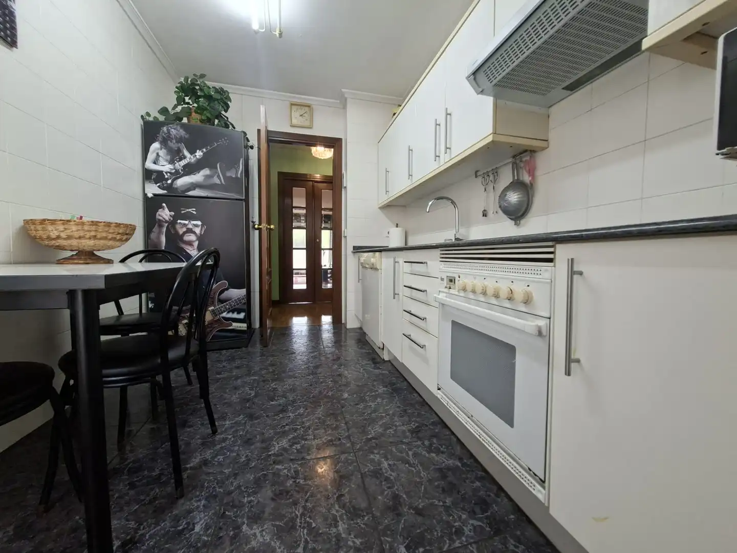Kitchen of Flat for sale in Badalona  with Air Conditioner, Heating and Terrace