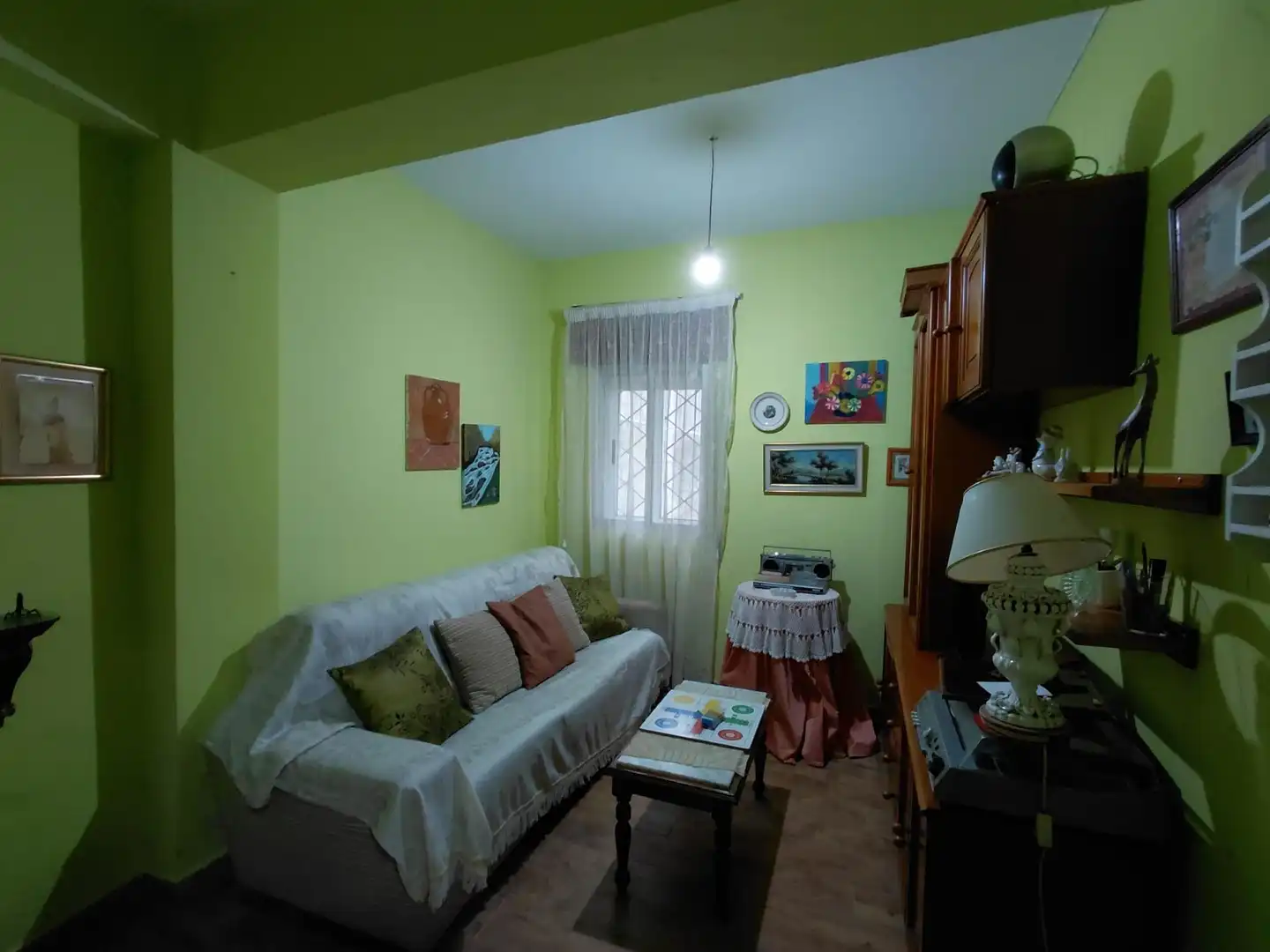 Sala de estar de Casa o chalet en venta en Ribeira con Jardín privado, Amueblado y Lavadora