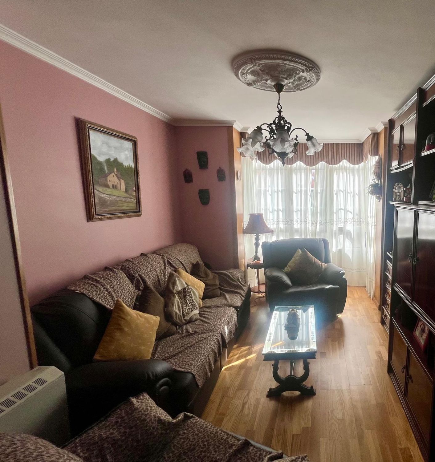 Sala de estar de Piso en venta en A Coruña Capital  con Calefacción