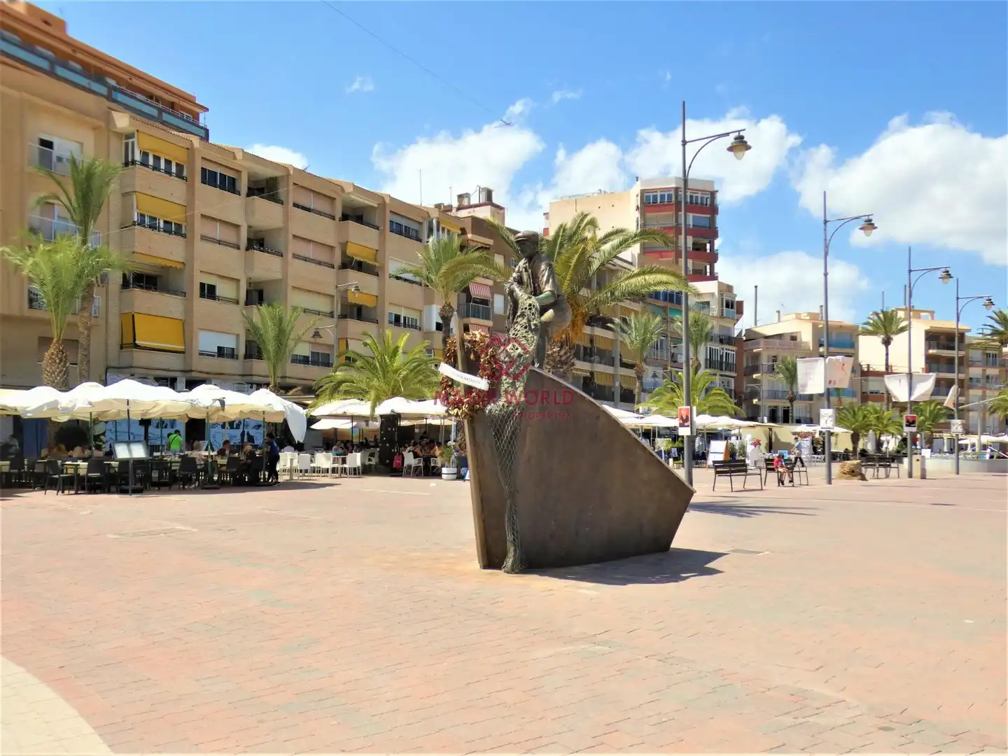 Vista exterior de Ático en venta en Mazarrón con Terraza, Trastero y Amueblado