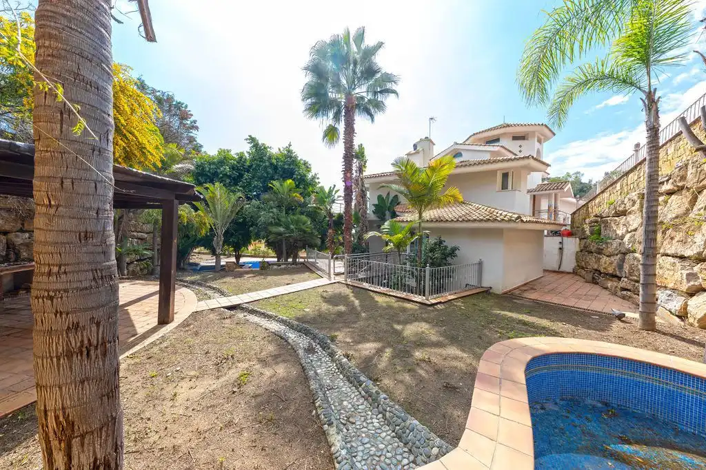 Jardín de Casa o chalet en venta en Benahavís con Aire acondicionado, Calefacción y Jardín privado