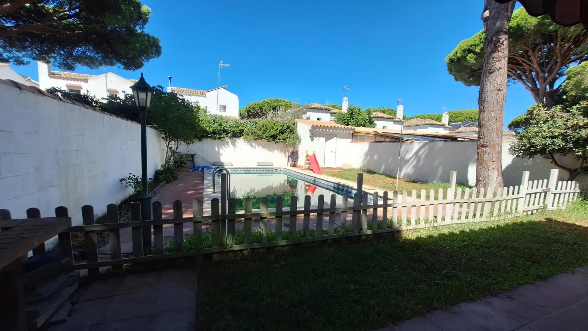 Jardín de Casa o chalet de alquiler en Chiclana de la Frontera con Jardín privado y Piscina