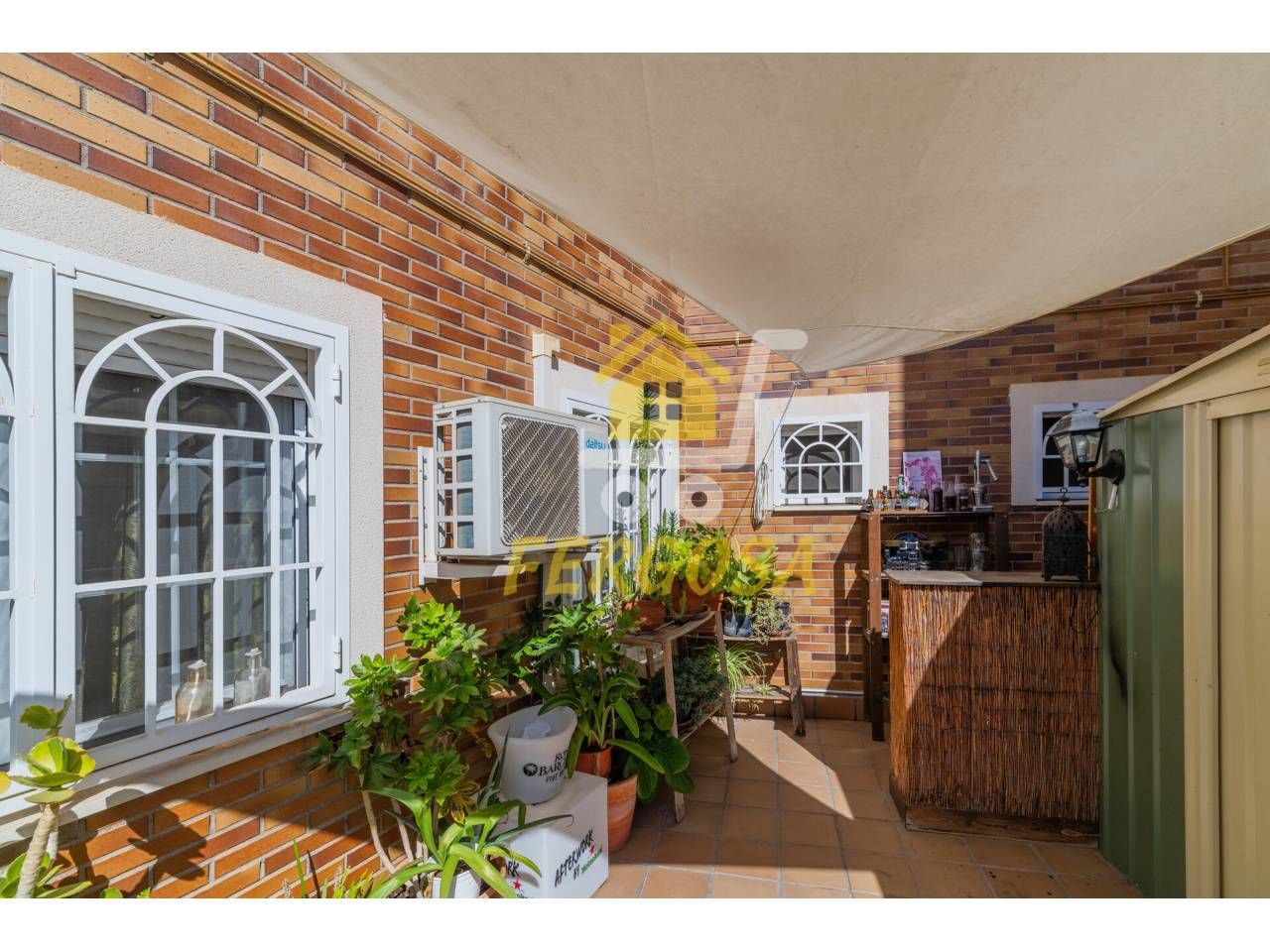 Exterior view of Flat for sale in Arroyomolinos (Madrid)  with Air Conditioner, Heating and Private garden