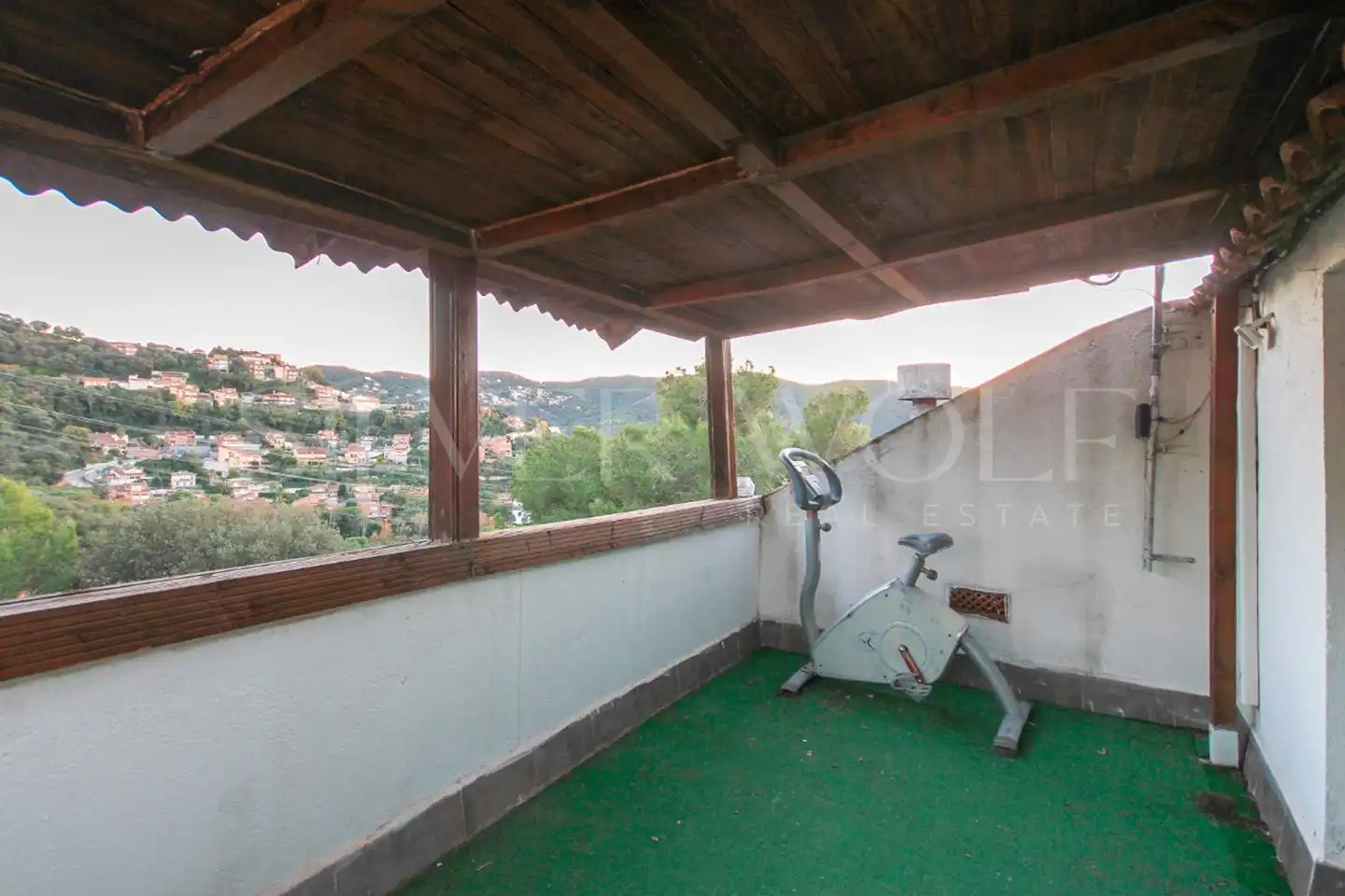 Terrasse von Haus oder Chalet zum Verkauf in Sant Fost de Campsentelles mit Klimaanlage, Heizung und Privatgarten