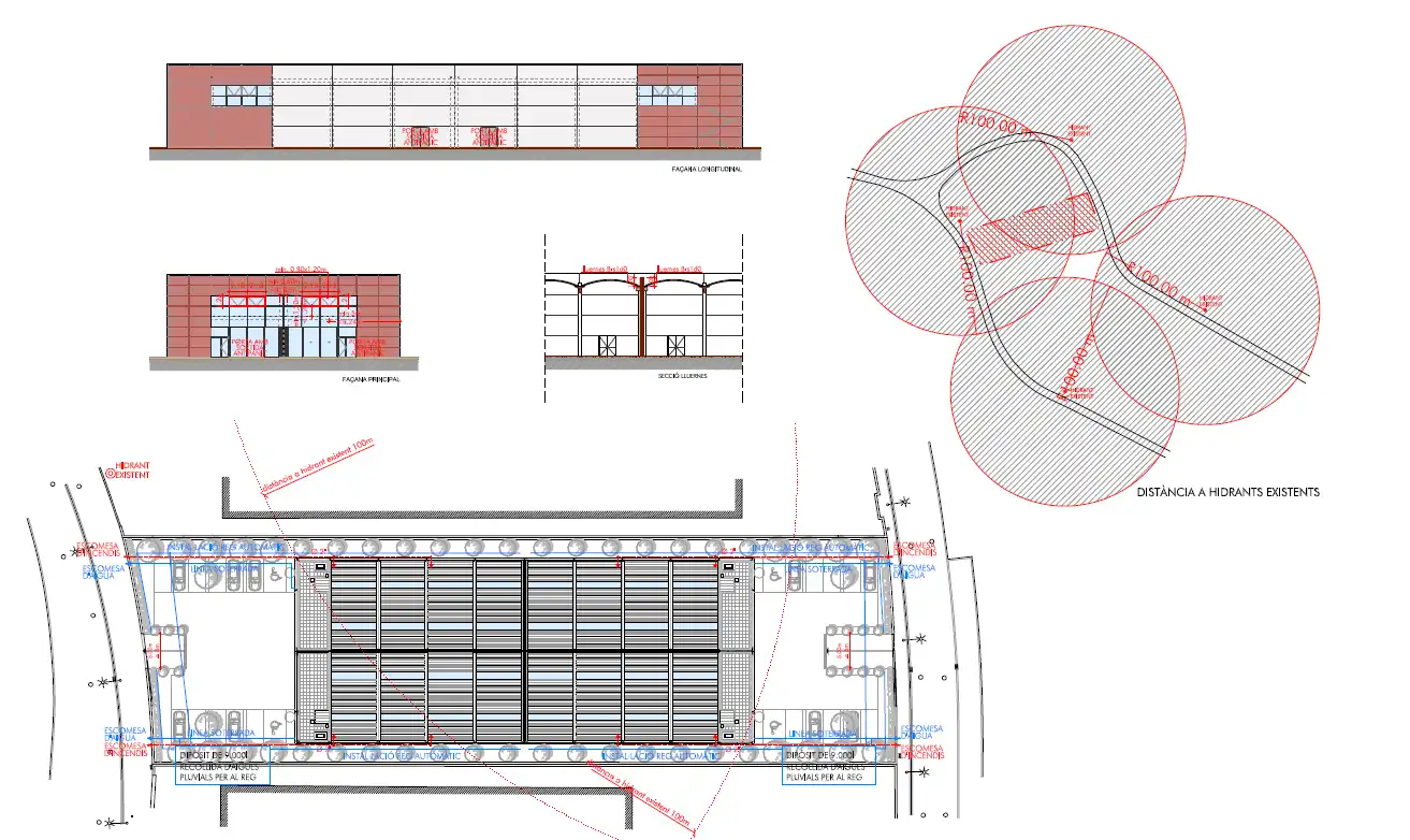 Nave industrial de alquiler en Sitges con Alarma