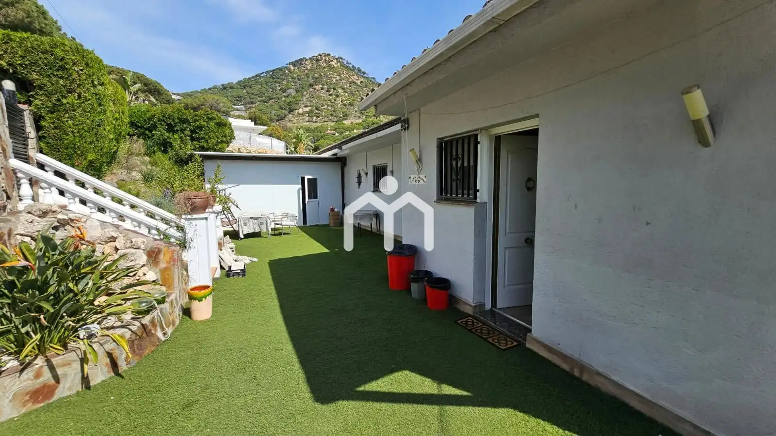 Vista exterior de Casa o chalet en venta en Cabrils con Calefacción, Parquet y Terraza