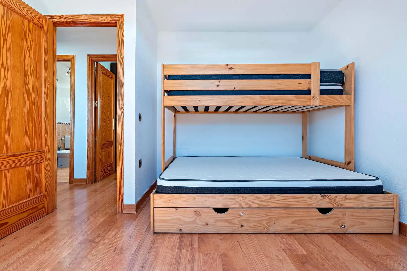 Bedroom of Flat for sale in Roquetas de Mar  with Air Conditioner, Parquet flooring and Terrace