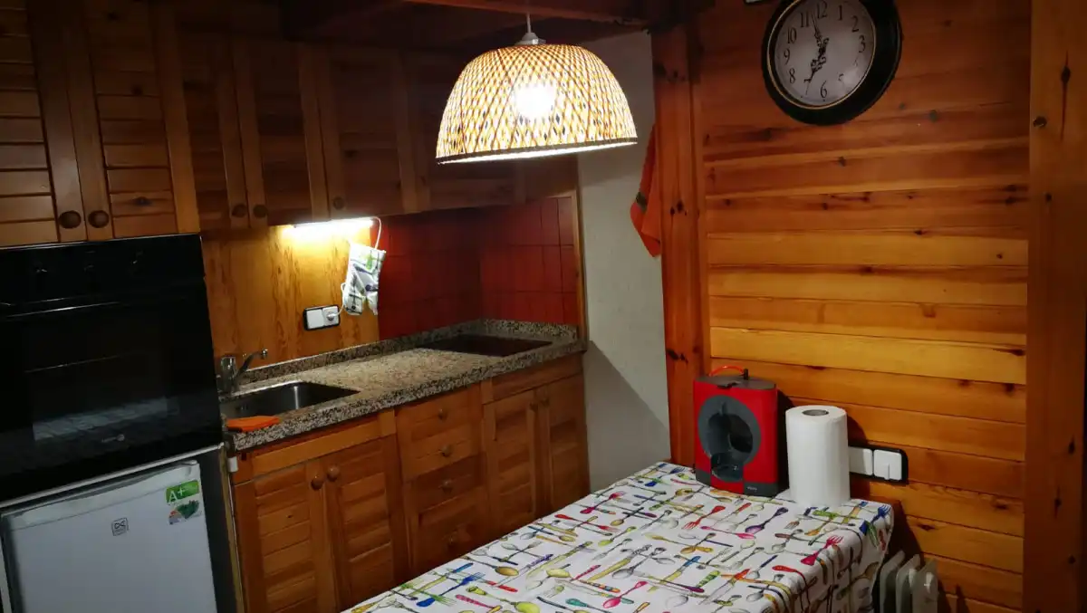 Cocina de Piso de alquiler en Canillo con Calefacción, Parquet y Amueblado