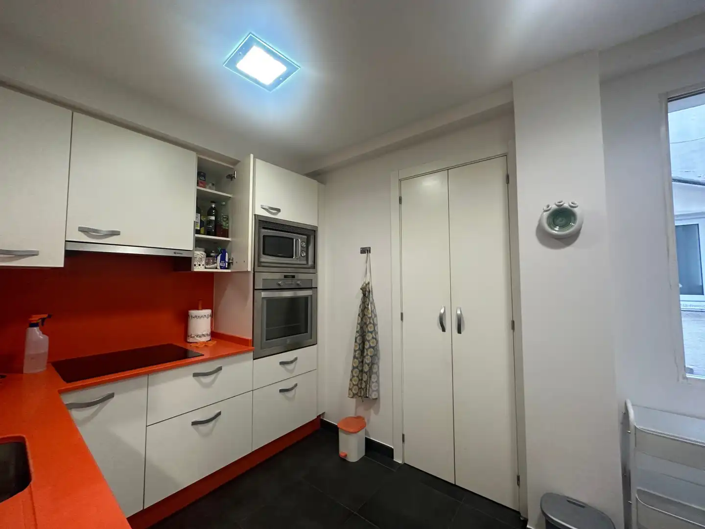 Kitchen of Flat for rent in Santiago de Compostela   with Heating, Parquet flooring and Furnished