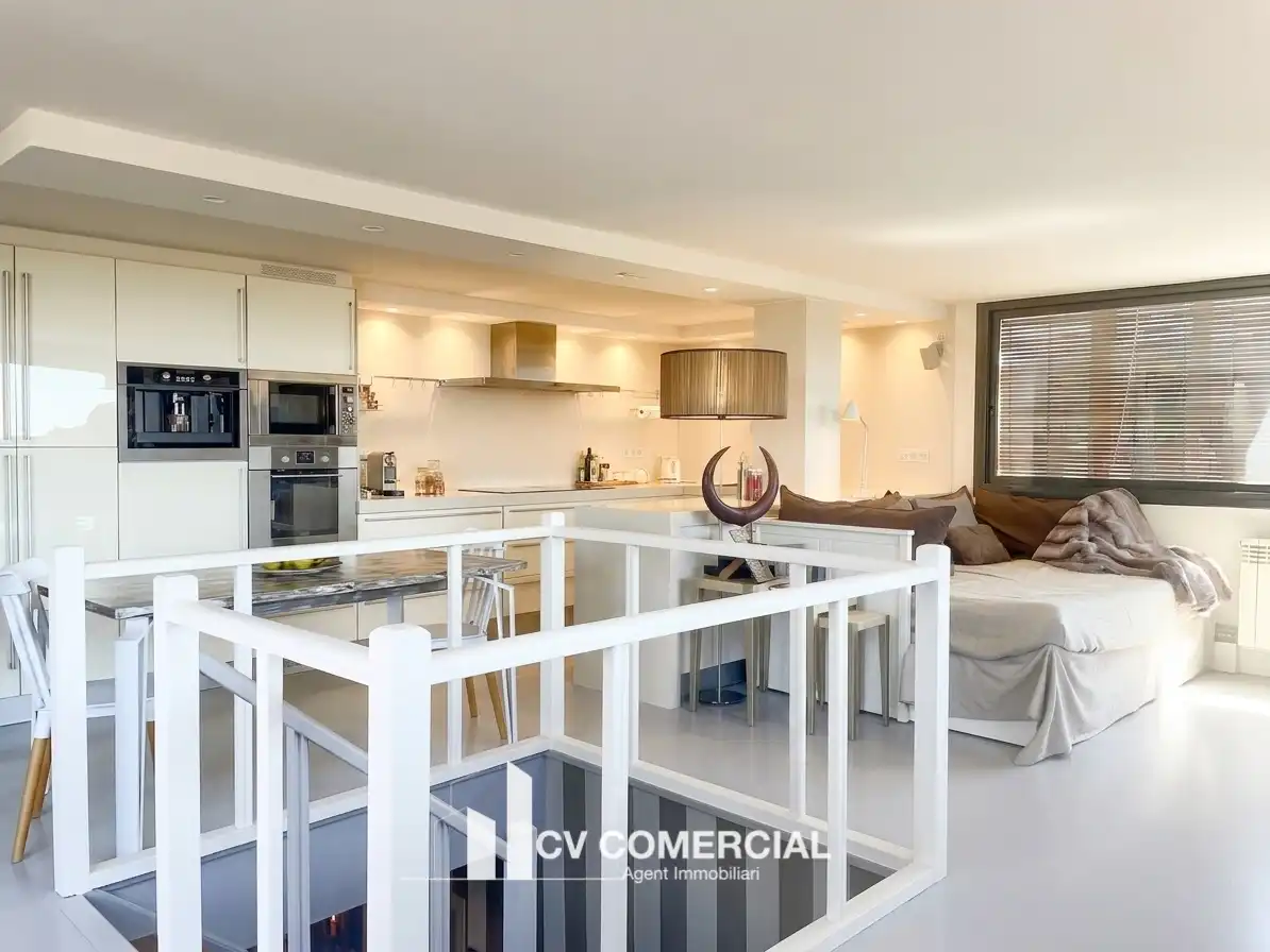 Cocina de Ático en venta en Tiana con Aire acondicionado, Calefacción y Parquet