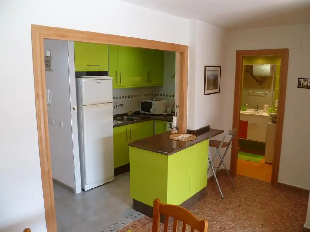 Kitchen of Apartments for rent in Cullera  with Terrace, Furnished and Oven