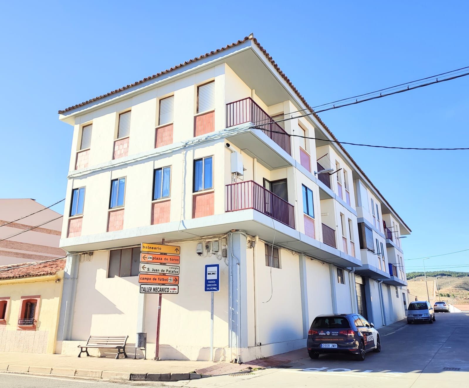 Vista exterior de Piso en venta en Fitero con Calefacción, Terraza y Amueblado