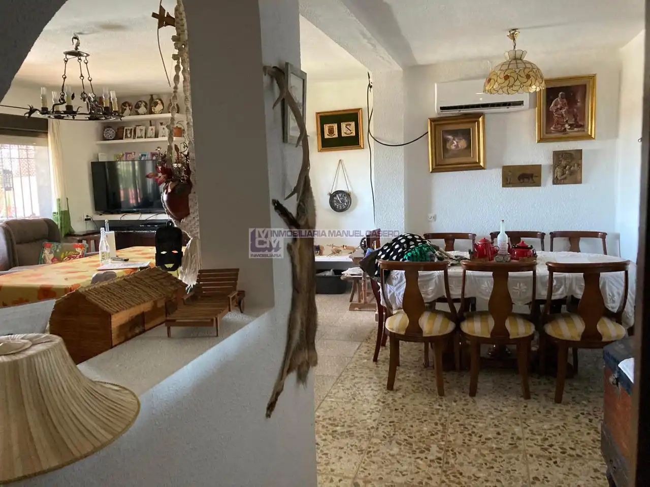 Menjador de Casa o xalet en venda en Cáceres amb Calefacció, Jardí privat i Terrassa