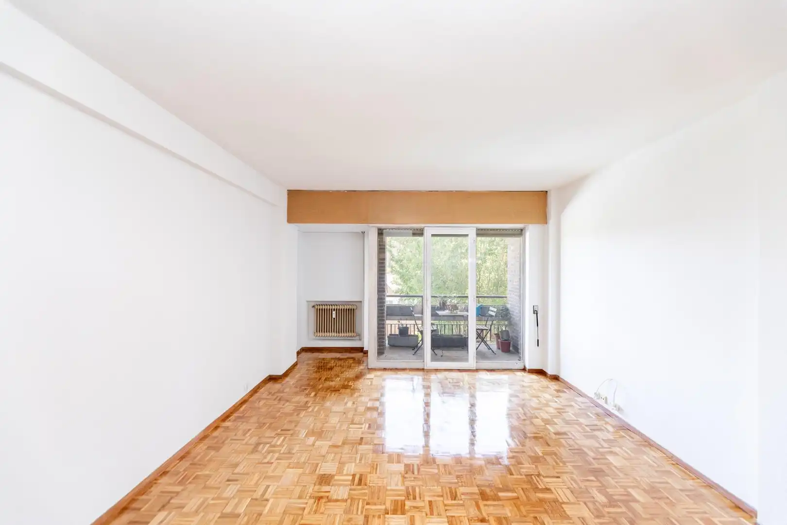 Sala de estar de Piso de alquiler en Madrid con Parquet