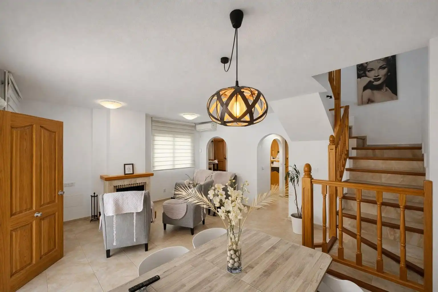Dining room of Houses for sale in Santa Pola  with Heating, Private garden and Furnished