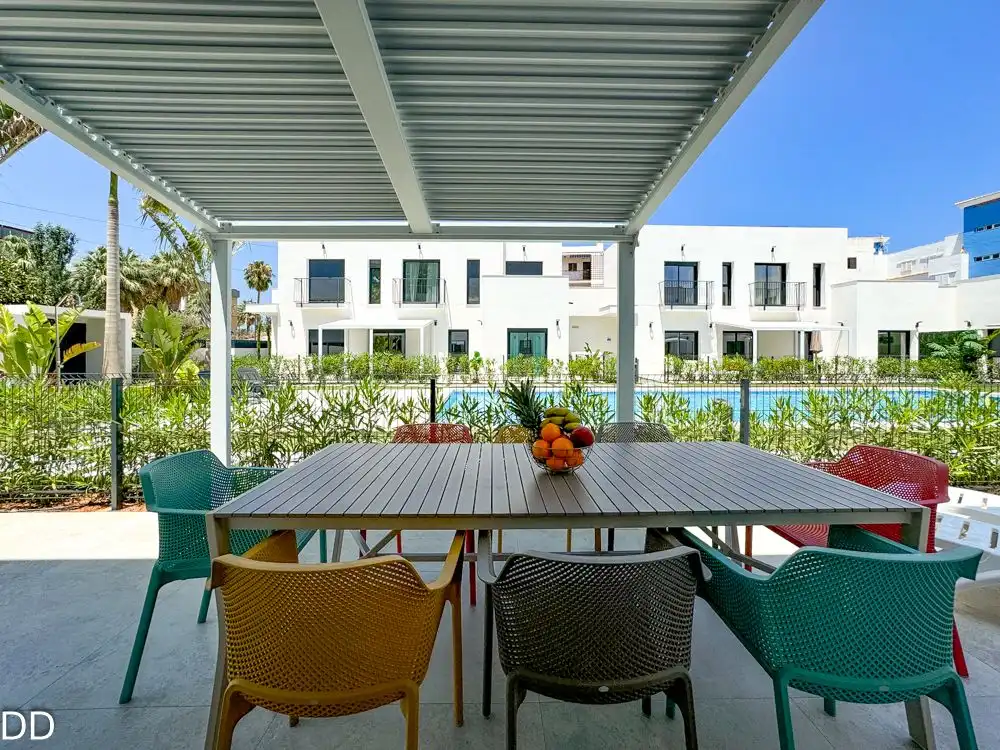 Terrassa de Casa o xalet de lloguer en Dénia amb Aire condicionat, Calefacció i Jardí privat