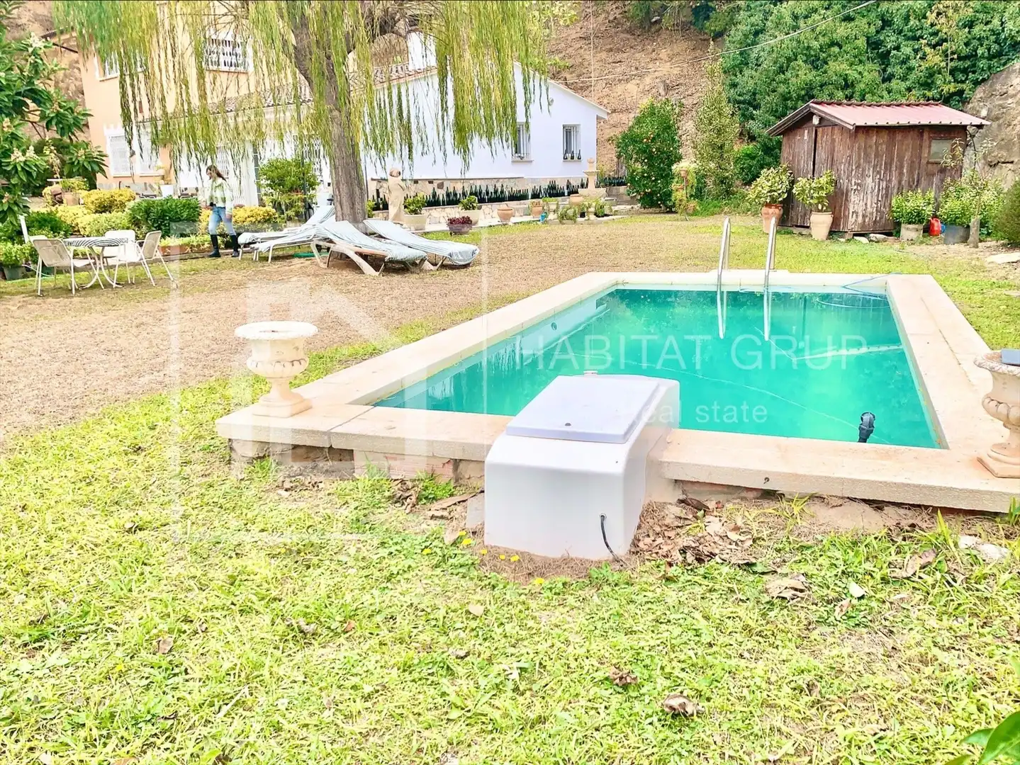 Piscina de Casa o xalet en venda en Girona