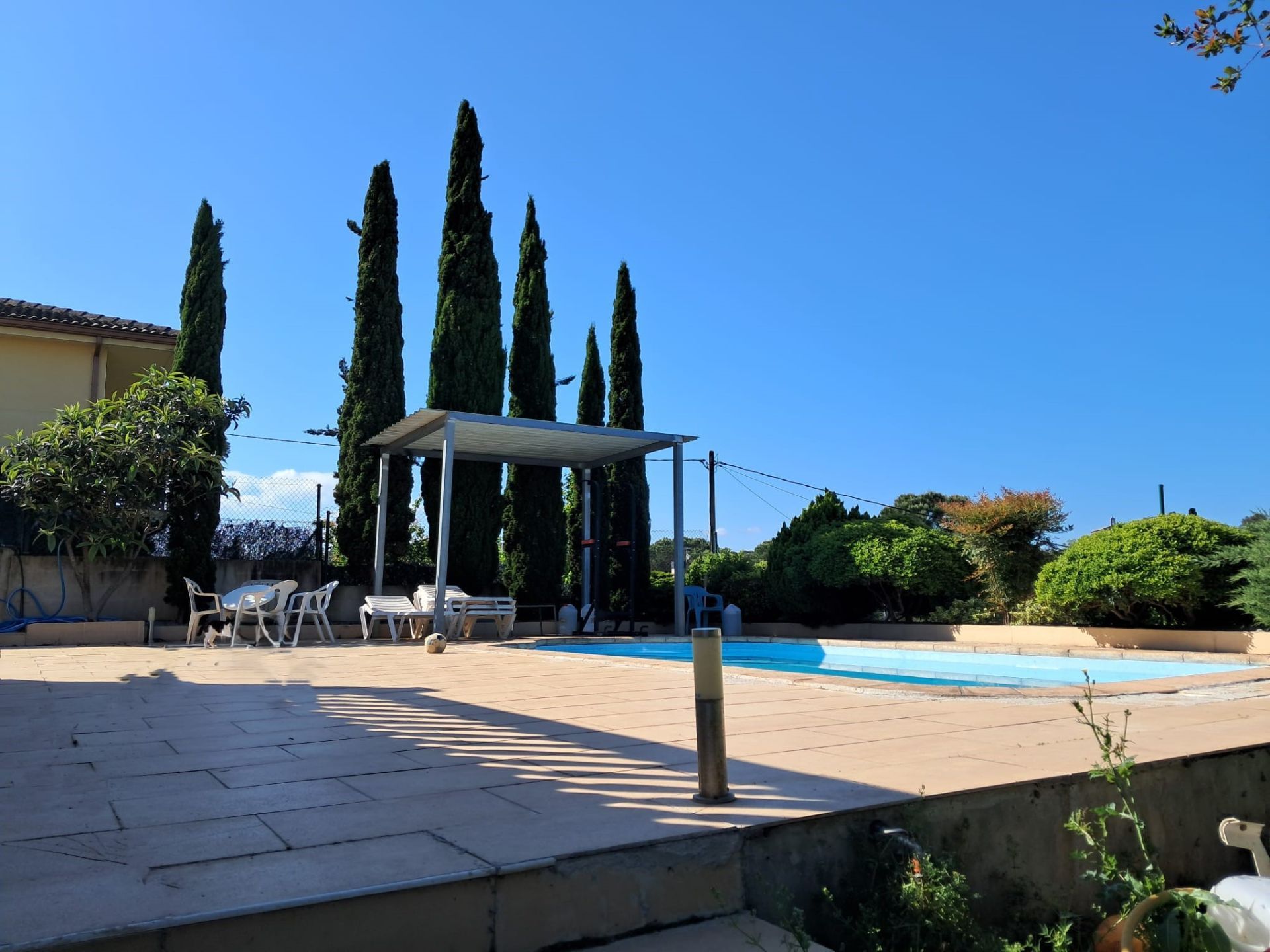 Piscina de Casa o xalet en venda en Caldes de Malavella amb Aire condicionat, Calefacció i Jardí privat
