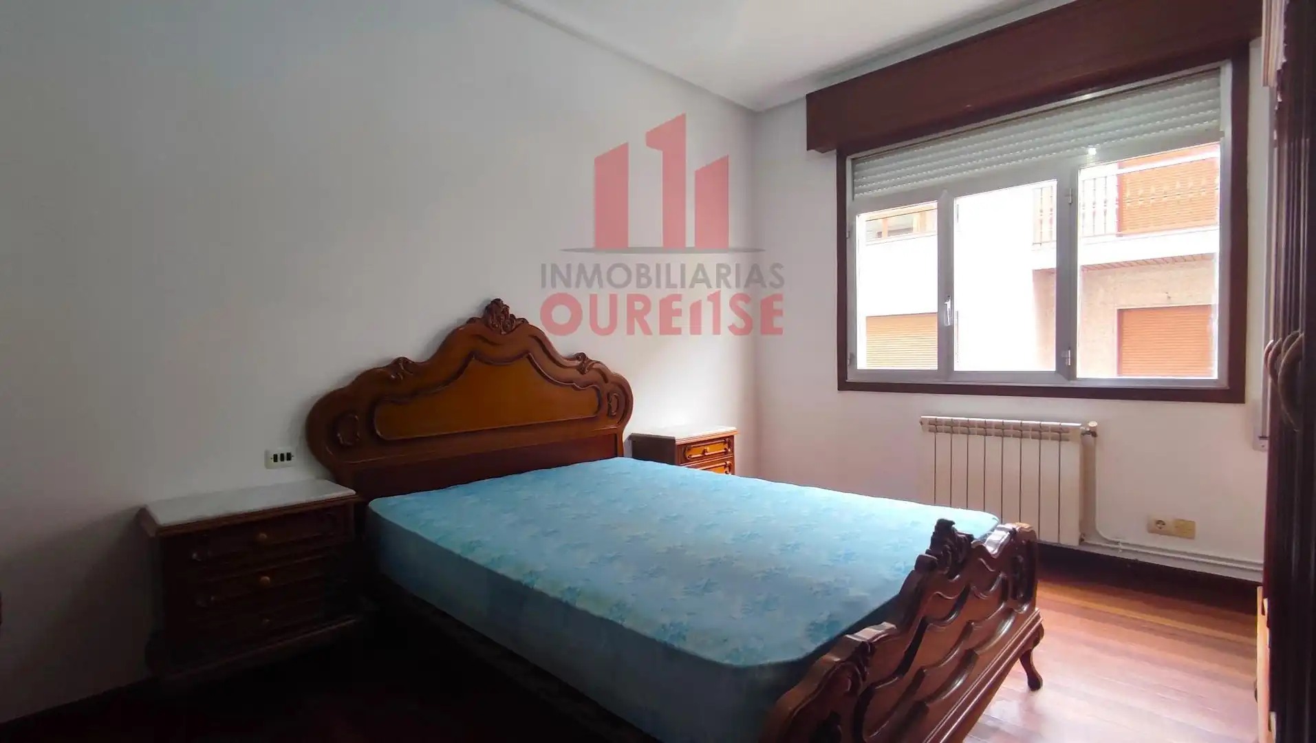Bedroom of Flat for rent in Ourense Capital   with Heating, Furnished and Balcony
