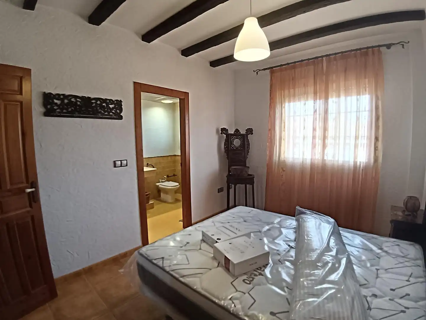 Schlafzimmer von Wohnung zur Miete in Murcia mit Klimaanlage, Heizung und Möbliert