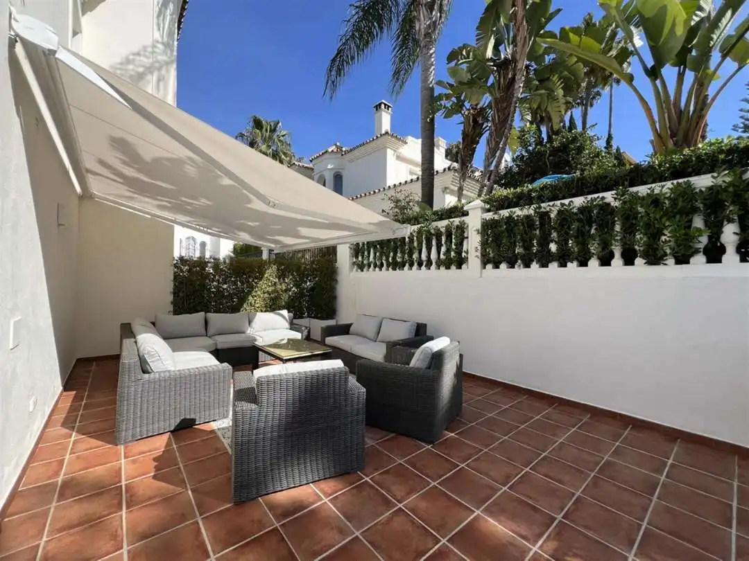 Terraza de Casa o chalet en venta en Marbella con Jardín privado, Terraza y Trastero