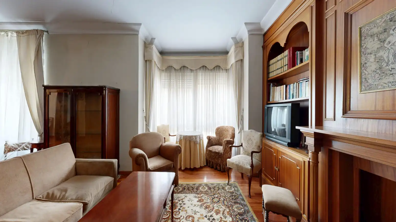 Living room of Houses for sale in Tafalla  with Heating, Private garden and Parquet flooring