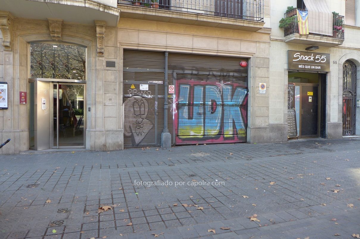 Vista exterior de Garatge en venda en  Barcelona Capital