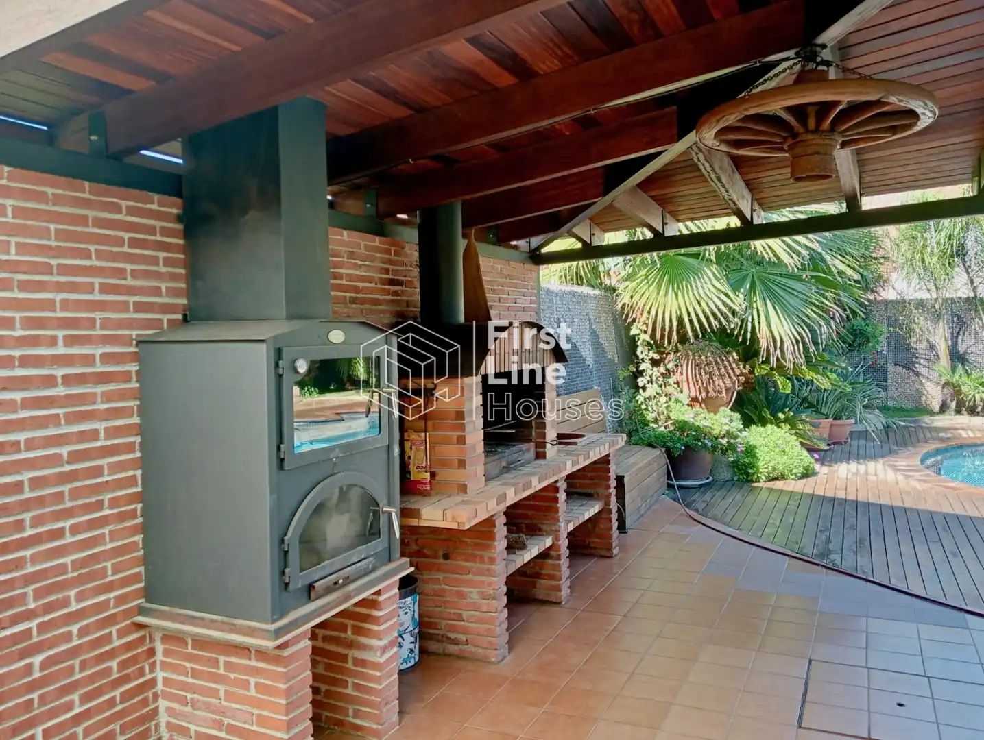 Terrassa de Casa o xalet en venda en Vidreres amb Aire condicionat, Calefacció i Jardí privat