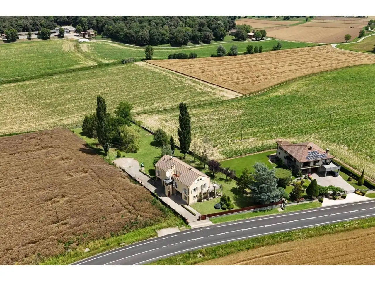 Vista exterior de Casa o chalet en venta en La Vall d'en Bas con Calefacción, Jardín privado y Parquet