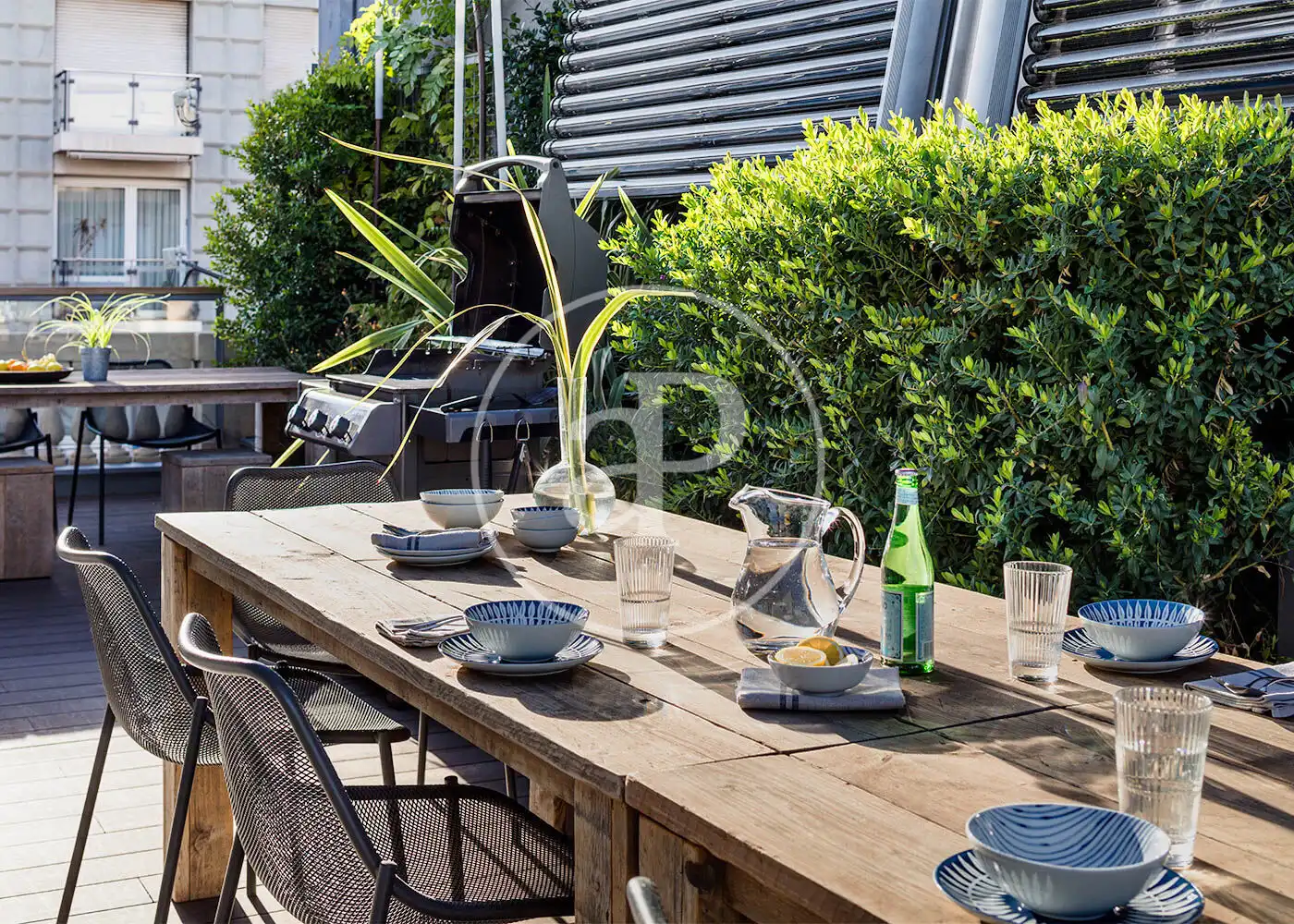Terraza de Piso de alquiler en Barcelona con Aire acondicionado, Calefacción y Terraza