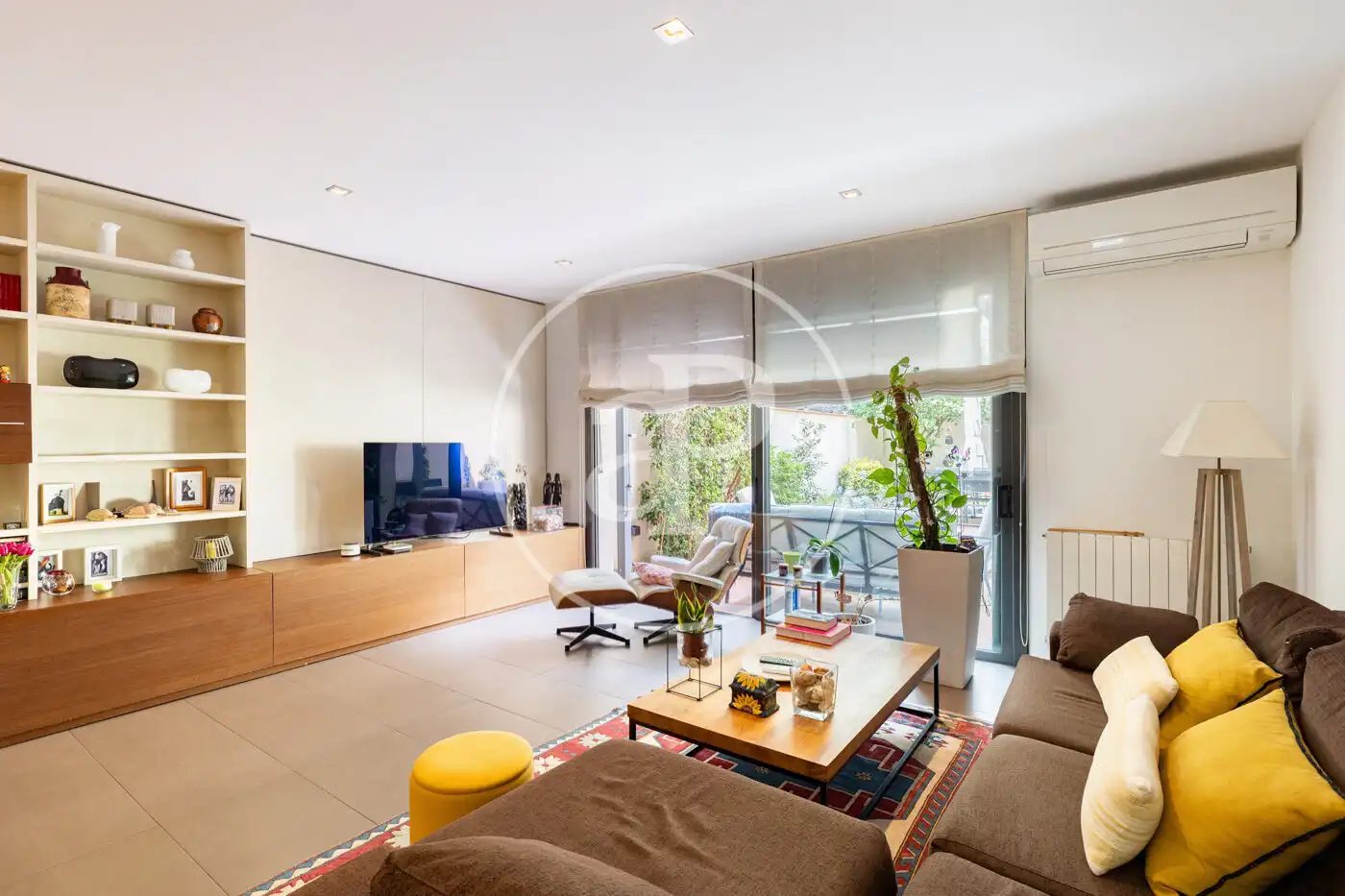 Sala de estar de Casa o chalet en venta en Barcelona con Aire acondicionado, Calefacción y Terraza