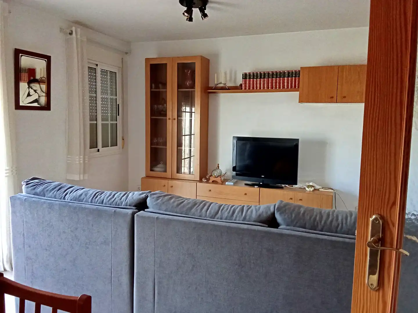 Sala d'estar de Apartament en venda en Peñíscola / Peníscola amb Terrassa, Moblat i Forn