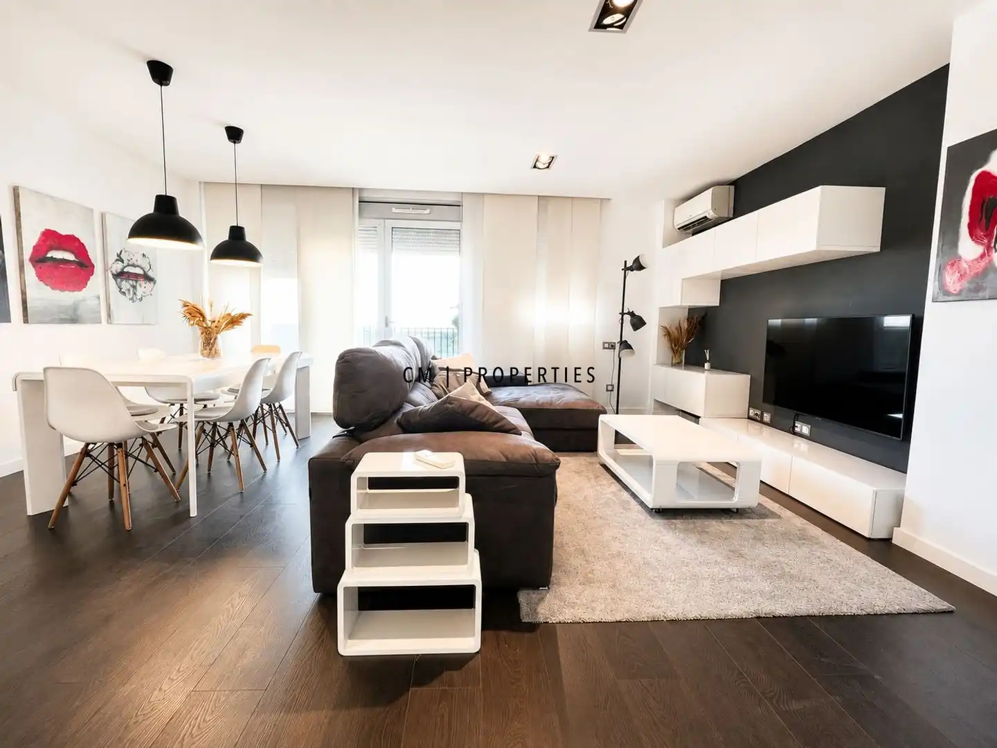 Sala de estar de Piso de alquiler en Paterna con Aire acondicionado, Calefacción y Parquet