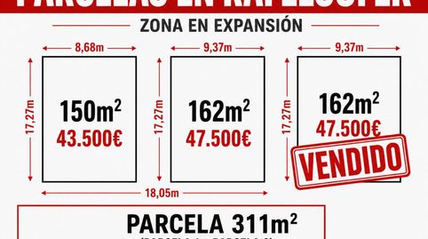 SOLAR URBANO DE 150 m EN RAFELCOFER  45.000