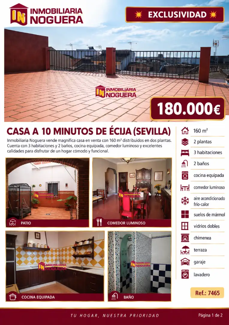 Casa in vendita a Cañada Rosal