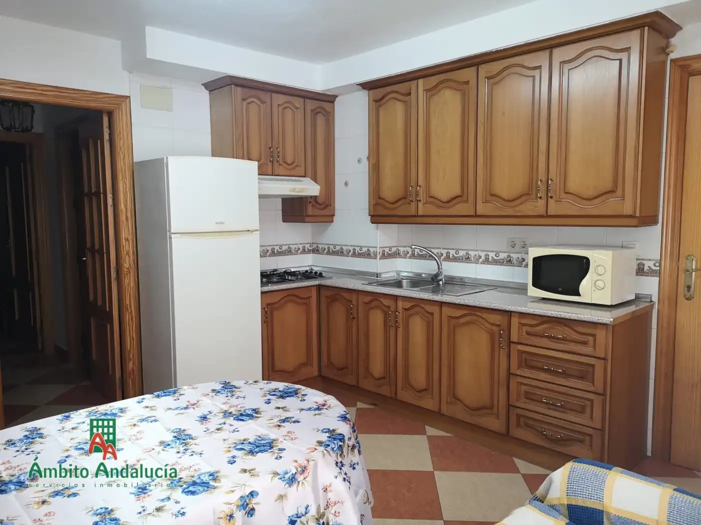 Cuina de Apartament de lloguer en Granada amb Moblat