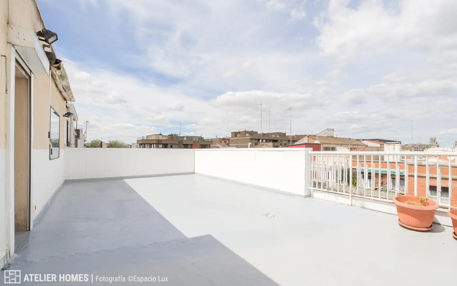 Terrasse von Dachboden zum Verkauf in Zaragoza mit Klimaanlage, Heizung und Parkett
