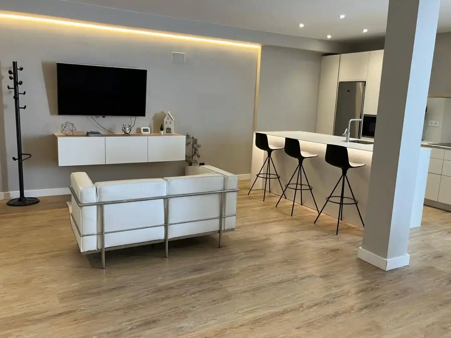 Sala d'estar de Pis en venda en Mungia amb Jardí privat, Parquet i Traster