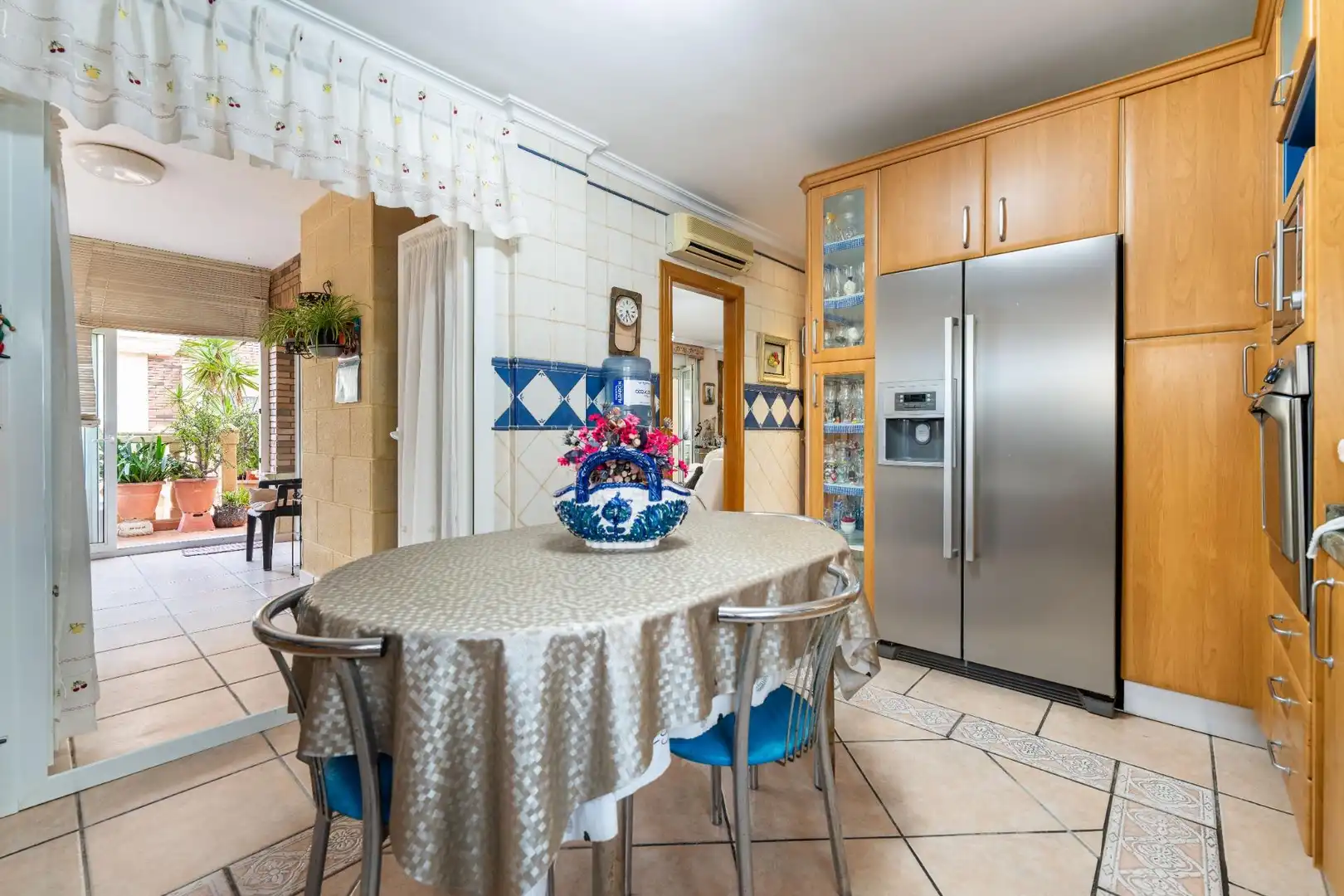 Kitchen of Houses for sale in Roquetas de Mar  with Air Conditioner, Private garden and Terrace