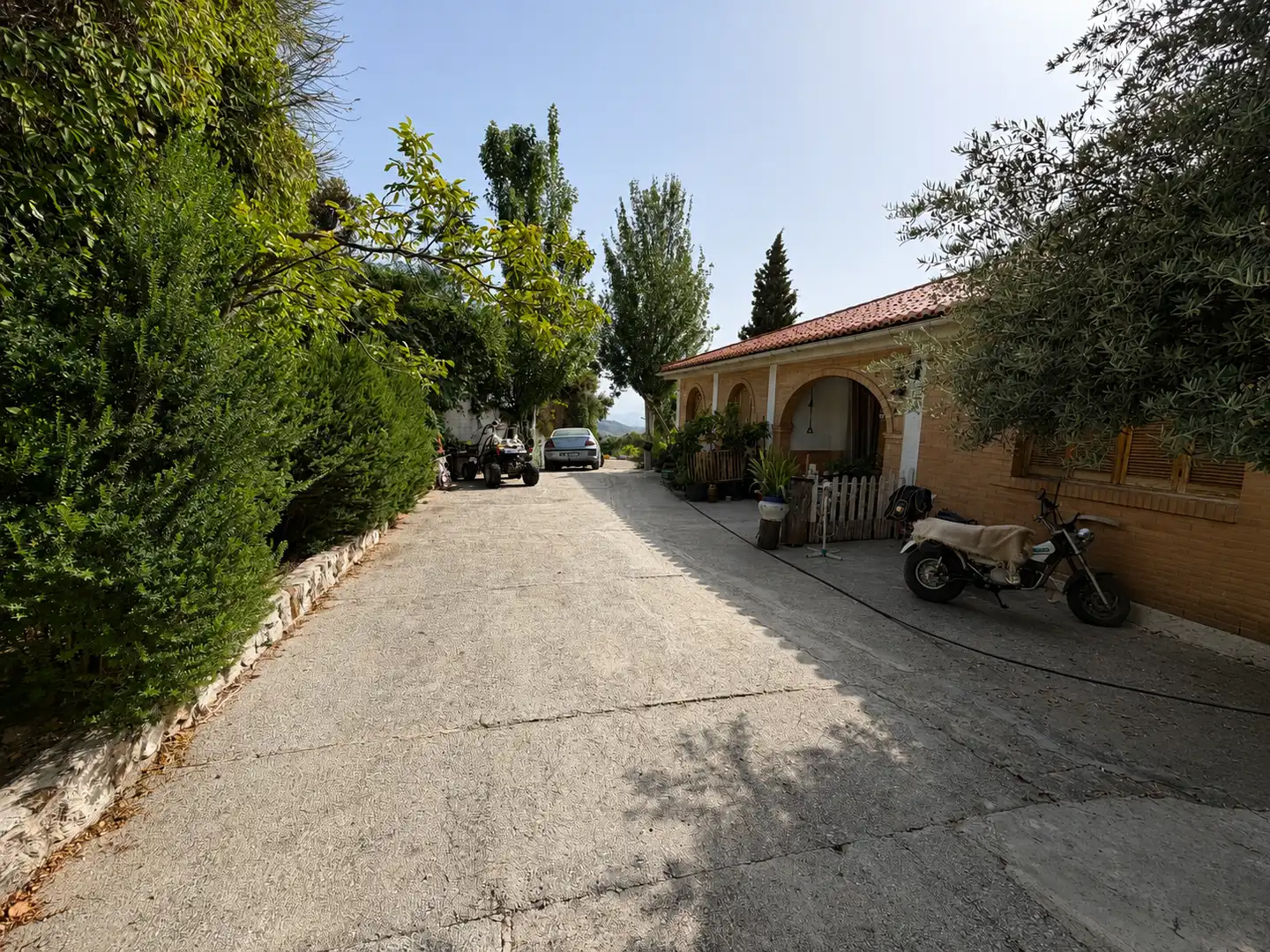 Vista exterior de Finca rústica en venta en Víznar con Jardín privado, Terraza y Trastero