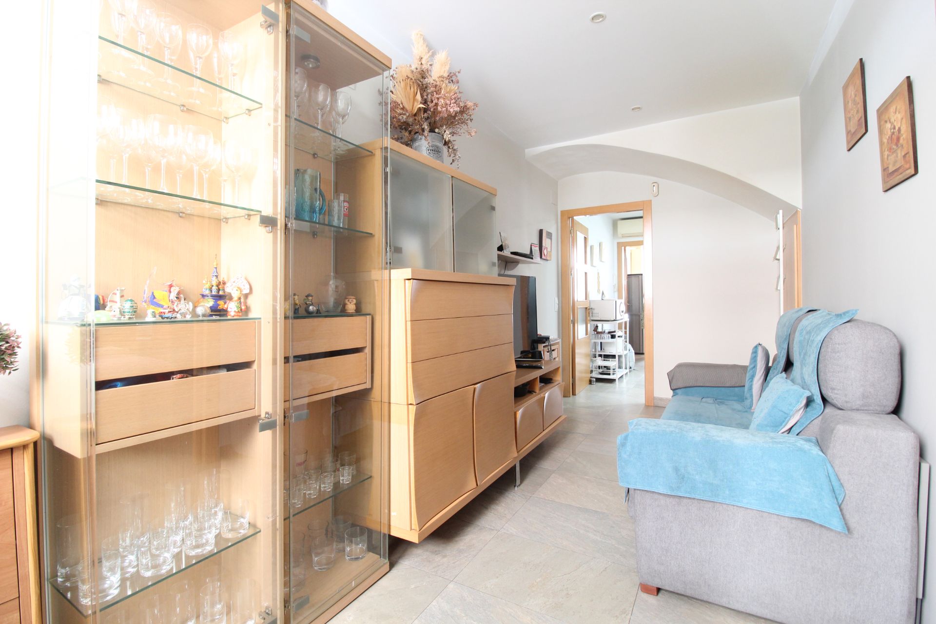 Sala d'estar de Casa o xalet en venda en  Barcelona Capital amb Aire condicionat i Terrassa