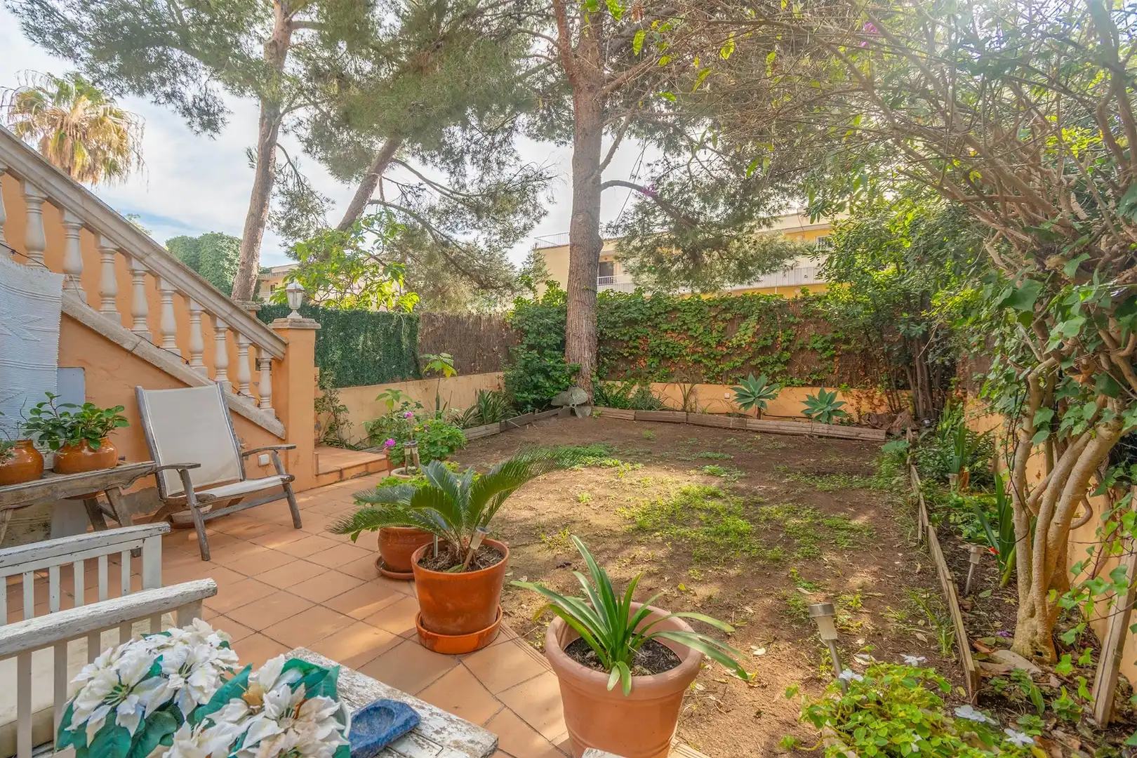 Jardín de Casa adosada en venta en  Palma de Mallorca con Aire acondicionado, Calefacción y Jardín privado
