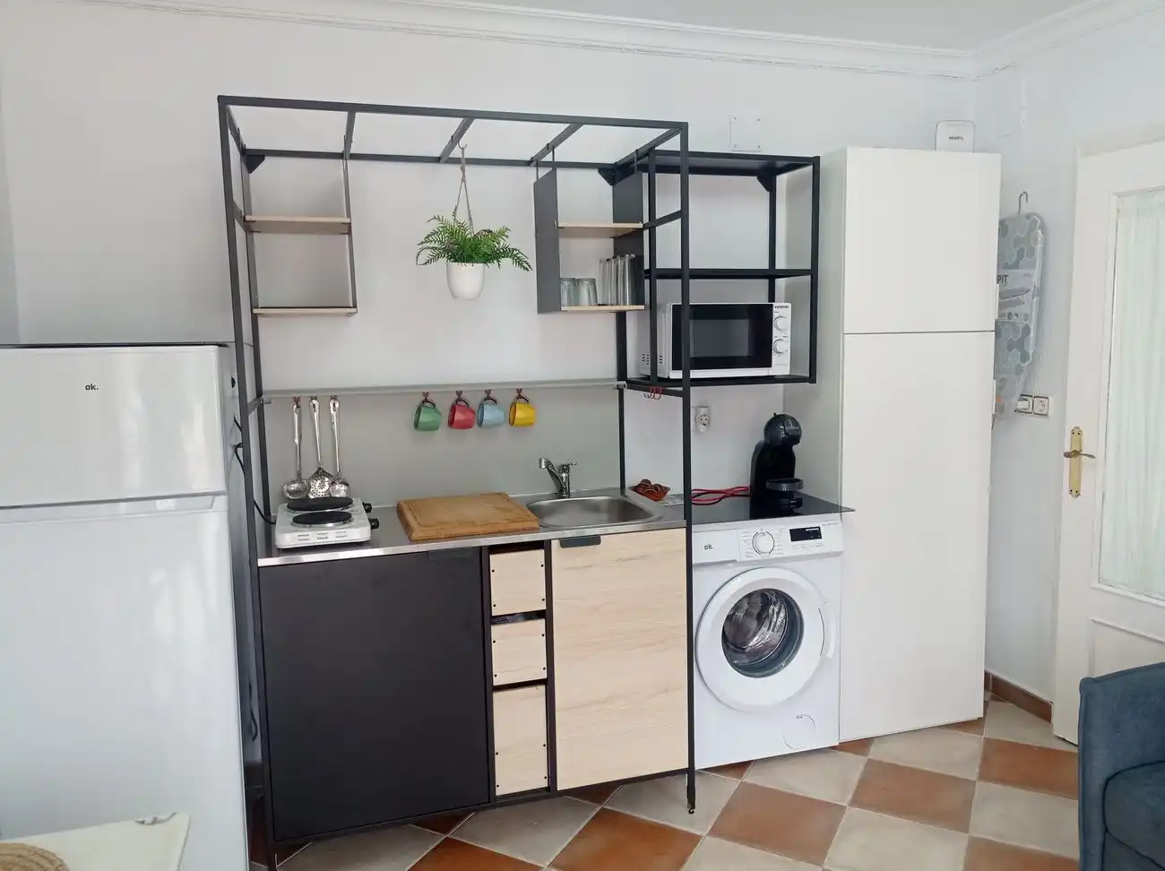 Cuina de Apartament en venda en Conil de la Frontera amb Aire condicionat i Moblat