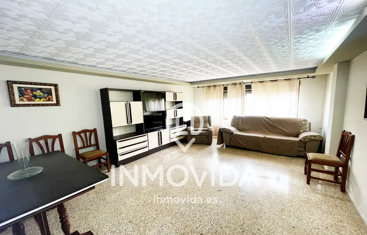 Sala de estar de Piso en venta en Xàtiva con Aire acondicionado, Amueblado y Balcón