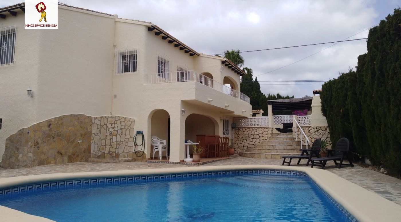 Piscina de Casa o xalet de lloguer en Moraira amb Aire condicionat, Calefacció i Jardí privat
