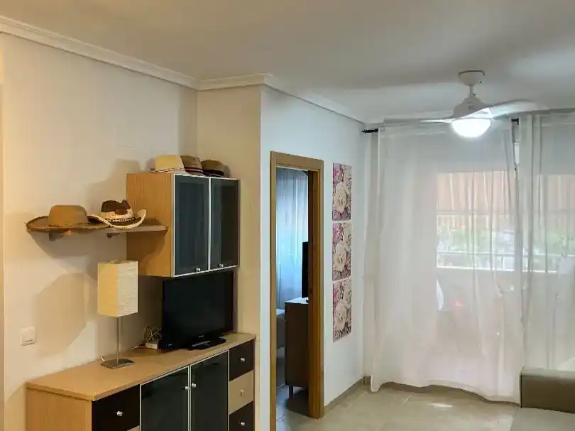 Sala d'estar de Apartament en venda en Oropesa del Mar / Orpesa amb Aire condicionat, Piscina i Balcó