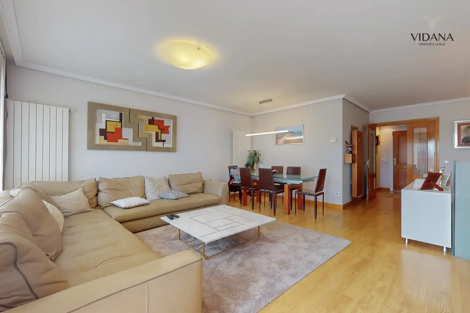 Sala de estar de Ático en venta en  Pamplona / Iruña con Calefacción, Jardín privado y Parquet
